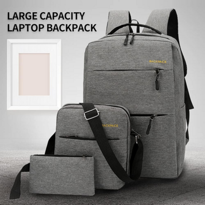 3 Pcs Travel Backpack - Unisex (P06980)